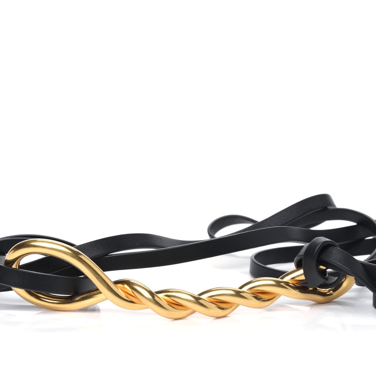 Calfskin Belt Fondente Gold