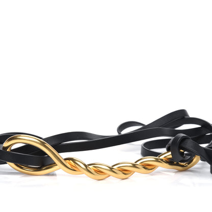 Bottega Veneta Calfskin Belt Fondente Gold 3 of 3