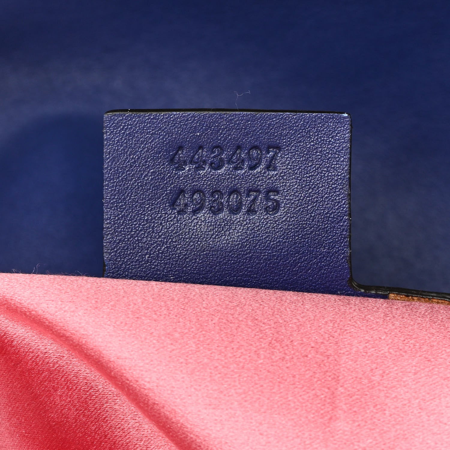 Gucci Velvet Matelasse Small GG Marmont Shoulder Bag Cobalt Blue 7 of 14