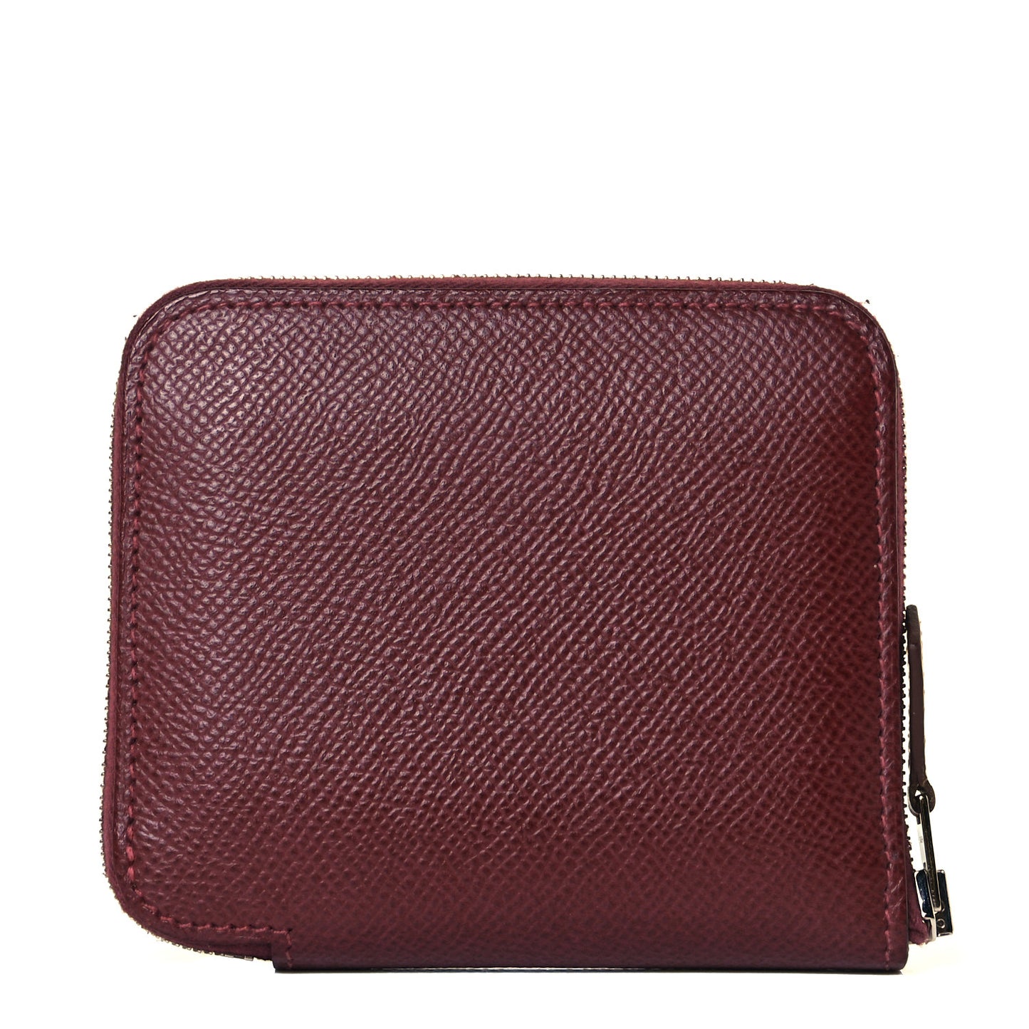 Epsom Silk'In Compact Wallet Rouge H