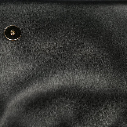 Louis Vuitton Lambskin Embossed Monogram Pochette Coussin Black 12 of 12