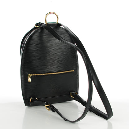 Louis Vuitton Epi Mabillon Backpack Black 2 of 7