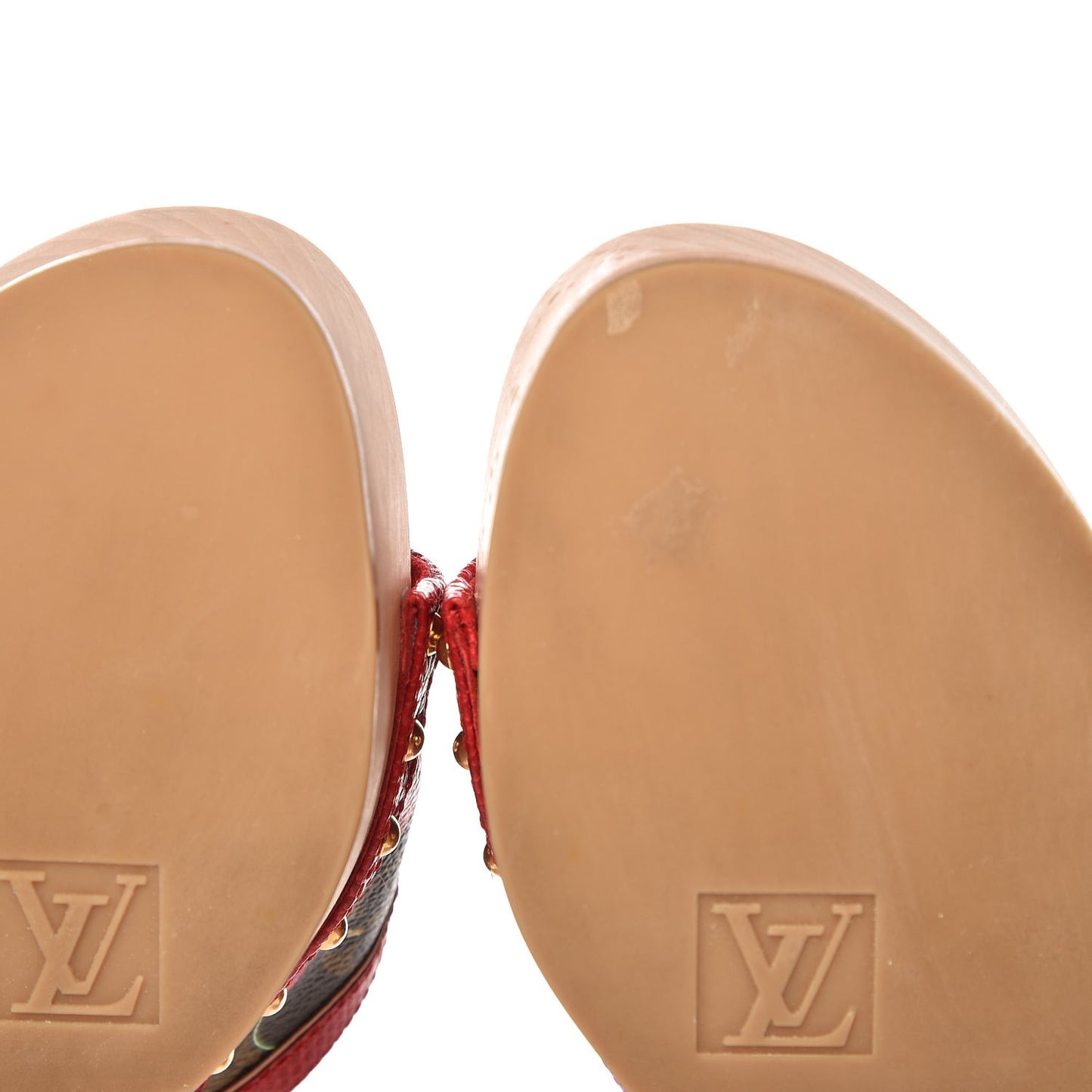 Monogram Cerises Mules Heels 37.5