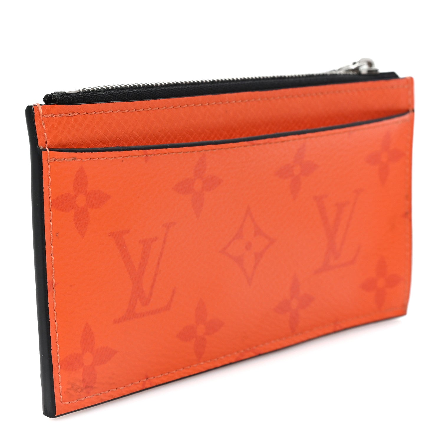 Louis Vuitton Taigarama Coin Card Holder Orange 3 of 6