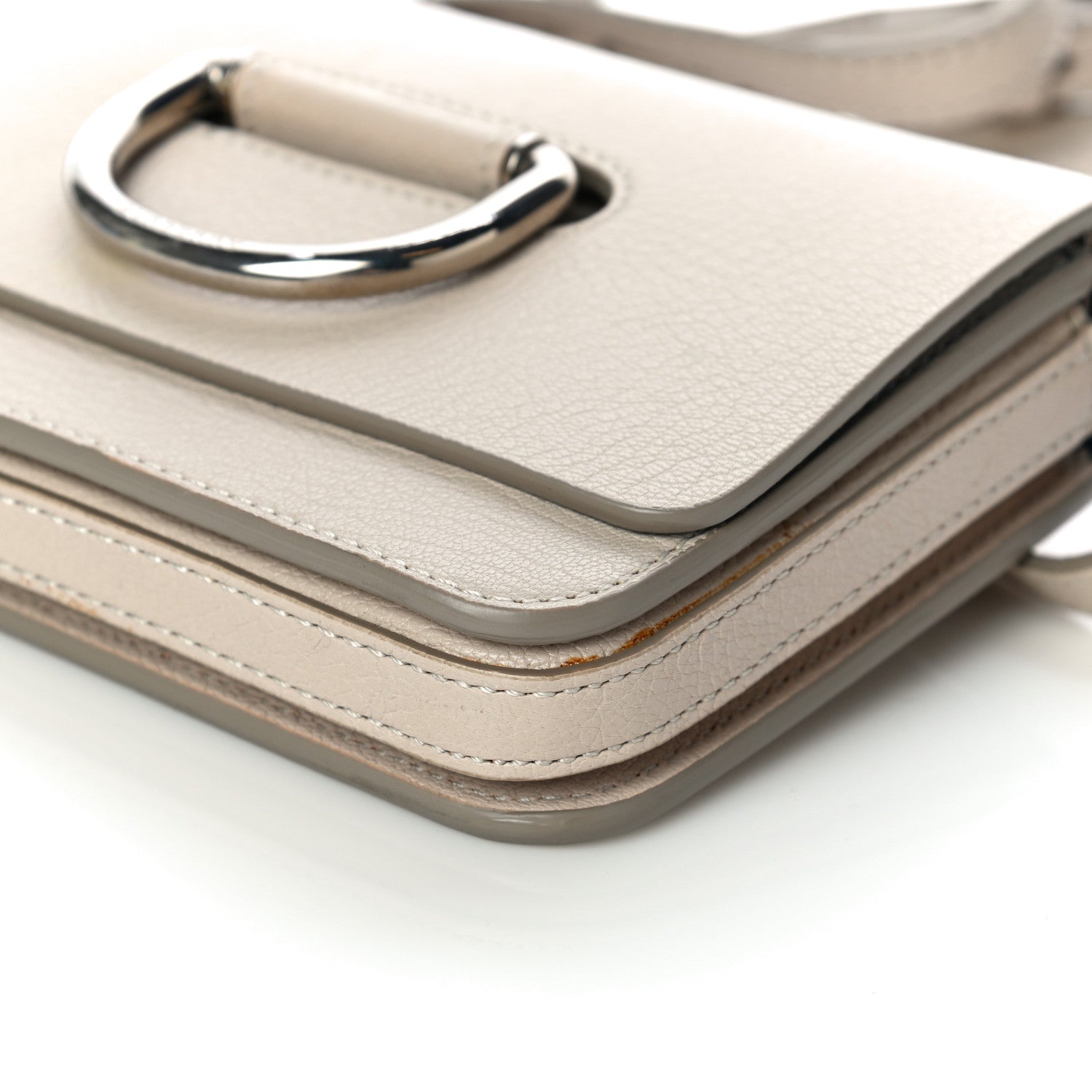 Burberry Goatskin Mini D-Ring Bag Beige 9 of 15