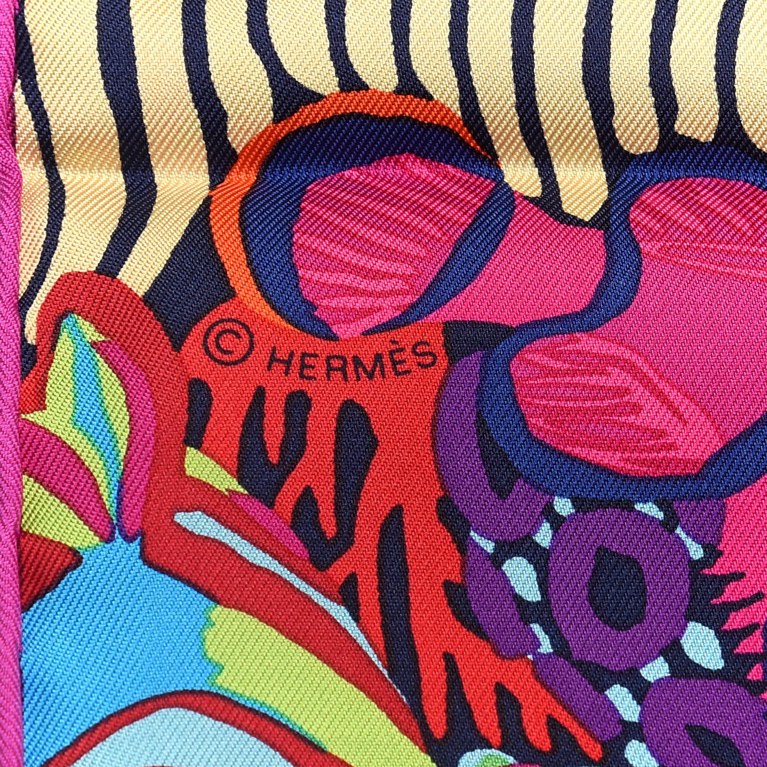 Hermes Silk Under The Waves Scarf 90 4 of 4