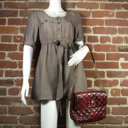 Marc Jacobs Python Embossed Large The Single Bordeaux 2 of 11