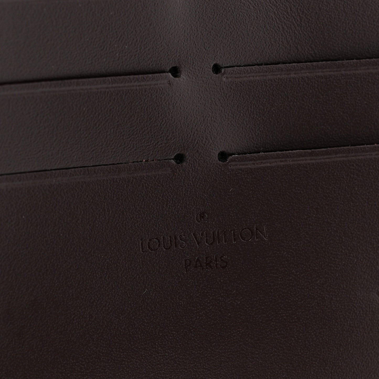Calfskin Felicie Card Holder Insert Amarante