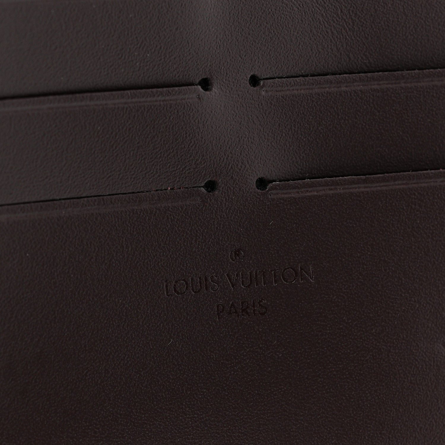 Louis Vuitton Calfskin Felicie Card Holder Insert Amarante 6 of 7