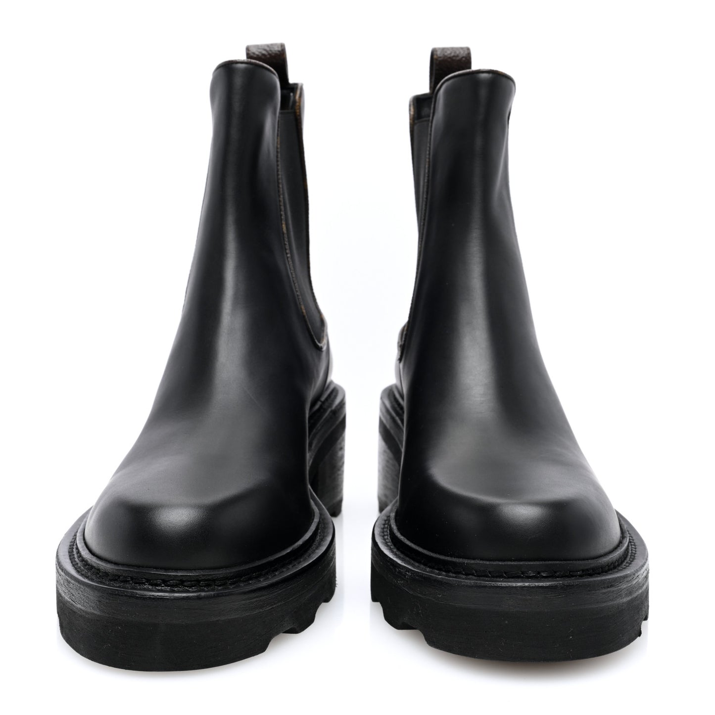 Calfskin Monogram Beaubourg Ankle Boots 39 Black