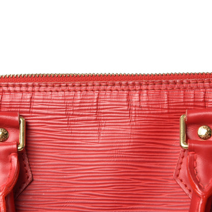 Louis Vuitton Epi Speedy 30 Castillan Red 8 of 13