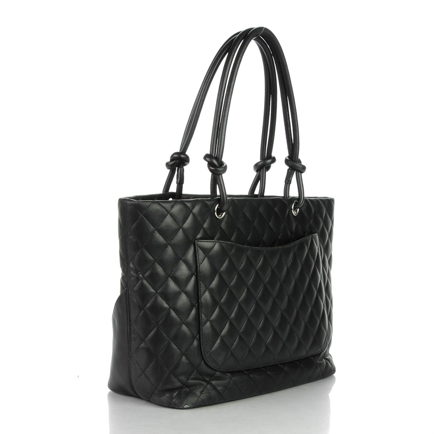 Chanel Calfskin Quilted Large Cambon Tote Black 3 of 10