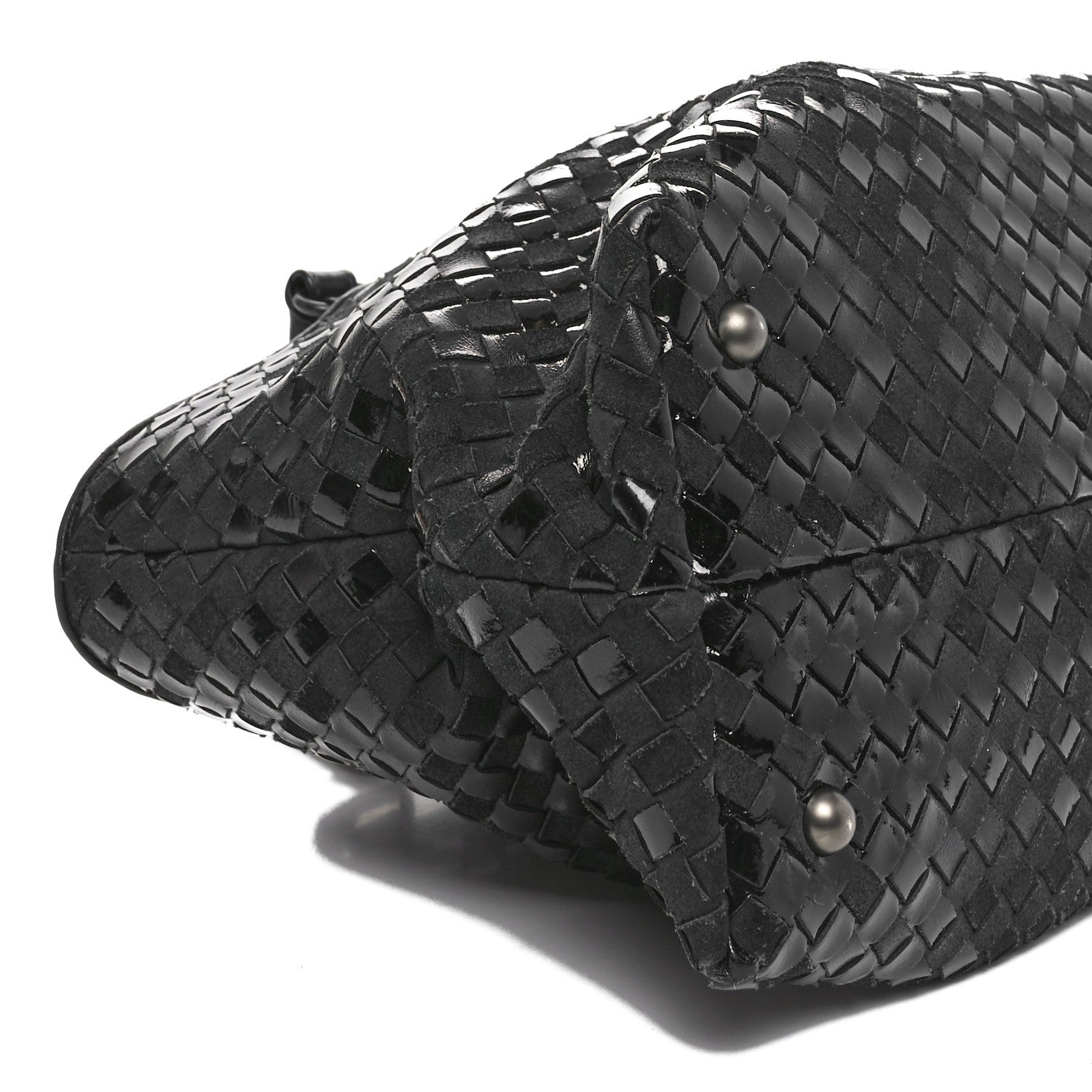 Bottega Veneta Intrecciato Rugiada Vintaga Medium Shopper Black 10 of 11