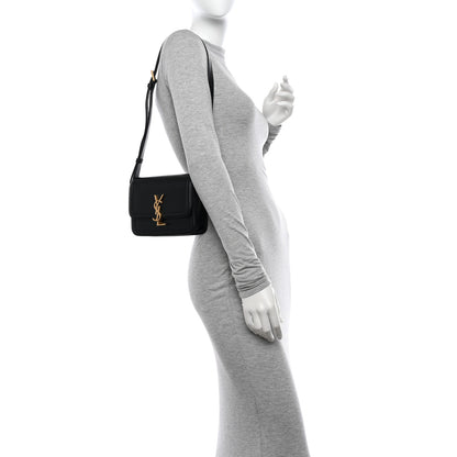Saint Laurent Smooth Calfskin Small Solferino Satchel Black 2 of 11