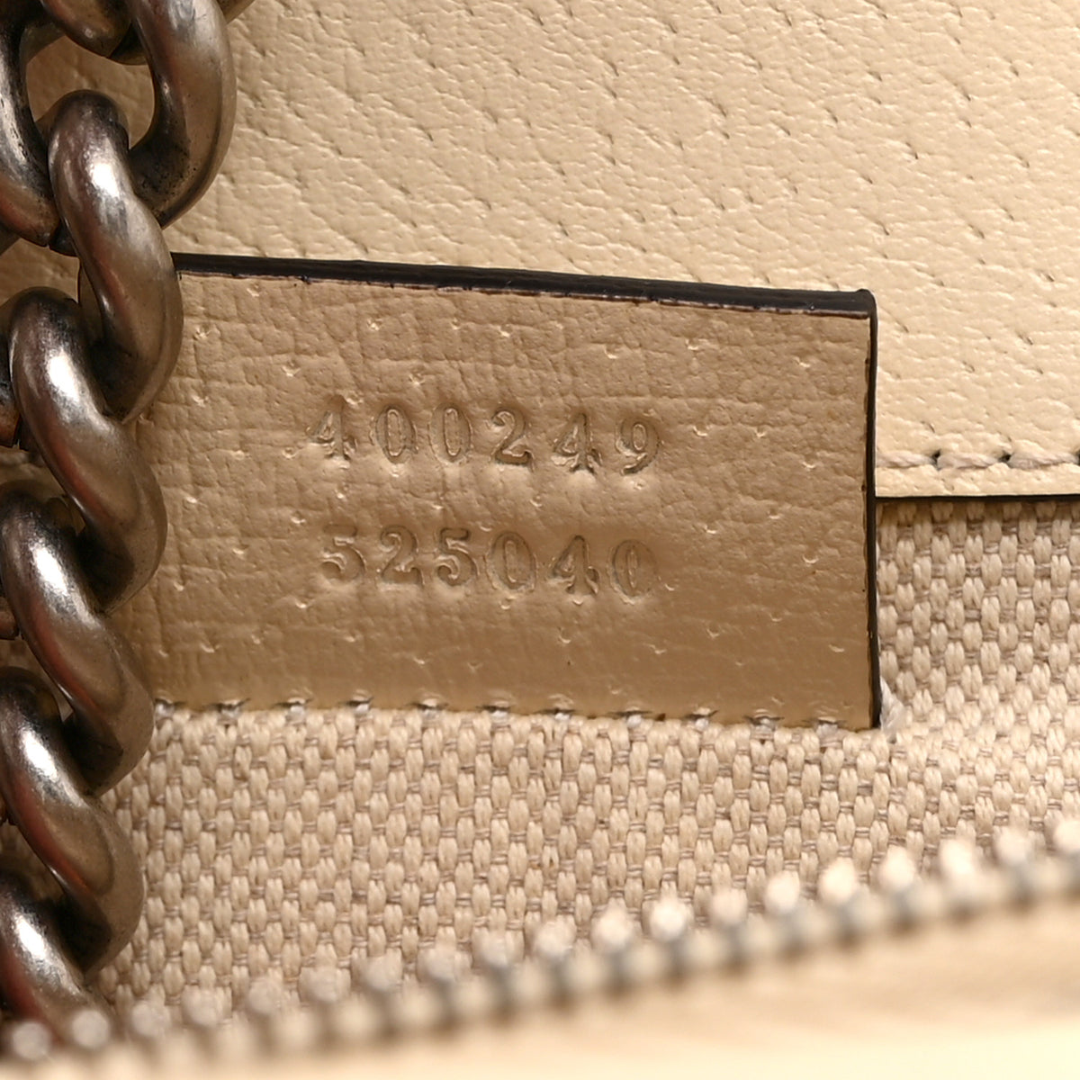 Gucci Textured Calfskin Crystal Small Dionysus Shoulder Bag Mystic White 8 of 12