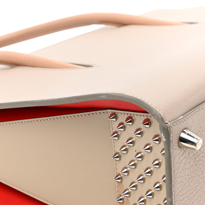 Christian Louboutin Calfskin Patent Studded Large Paloma Cashmere 18 of 25
