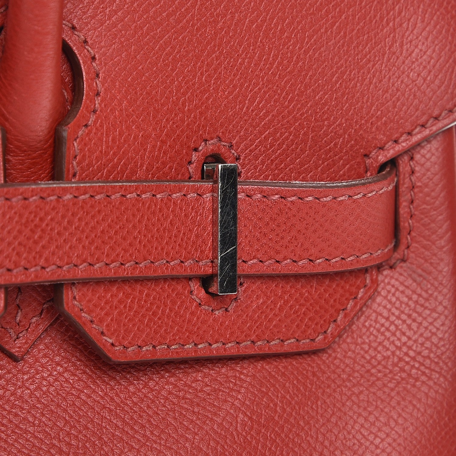 Hermes Epsom Birkin 30 Rouge Garance 35 of 38