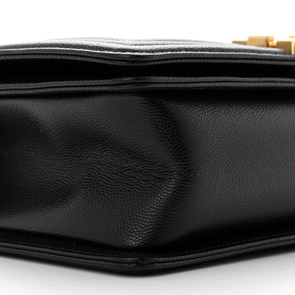 Chanel Caviar Quilted Medium Boy Flap Black 9 of 11