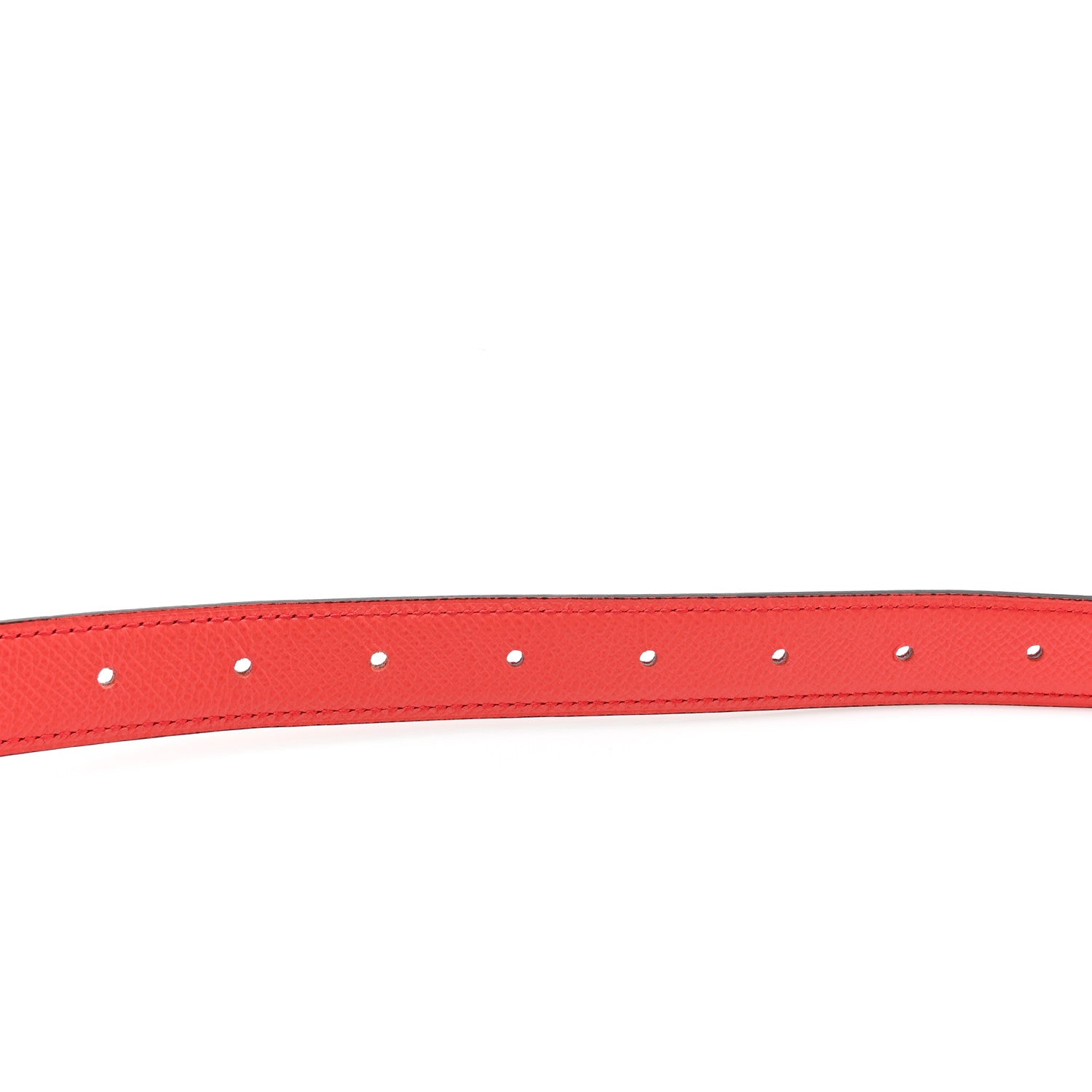 Hermes Swift Epsom 24mm Belt Strap 85 34 Rouge Casaque Rouge Tomate 4 of 4