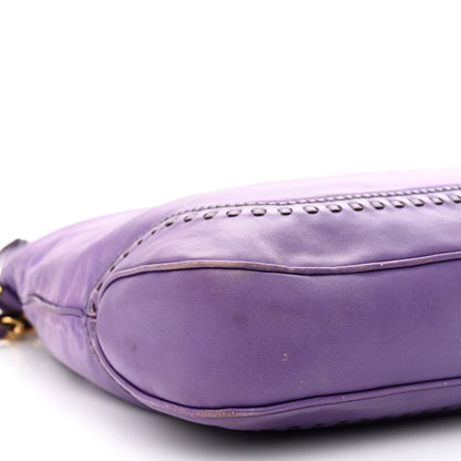 Gucci Calfskin Large New Jackie Hobo Purple 9 of 10