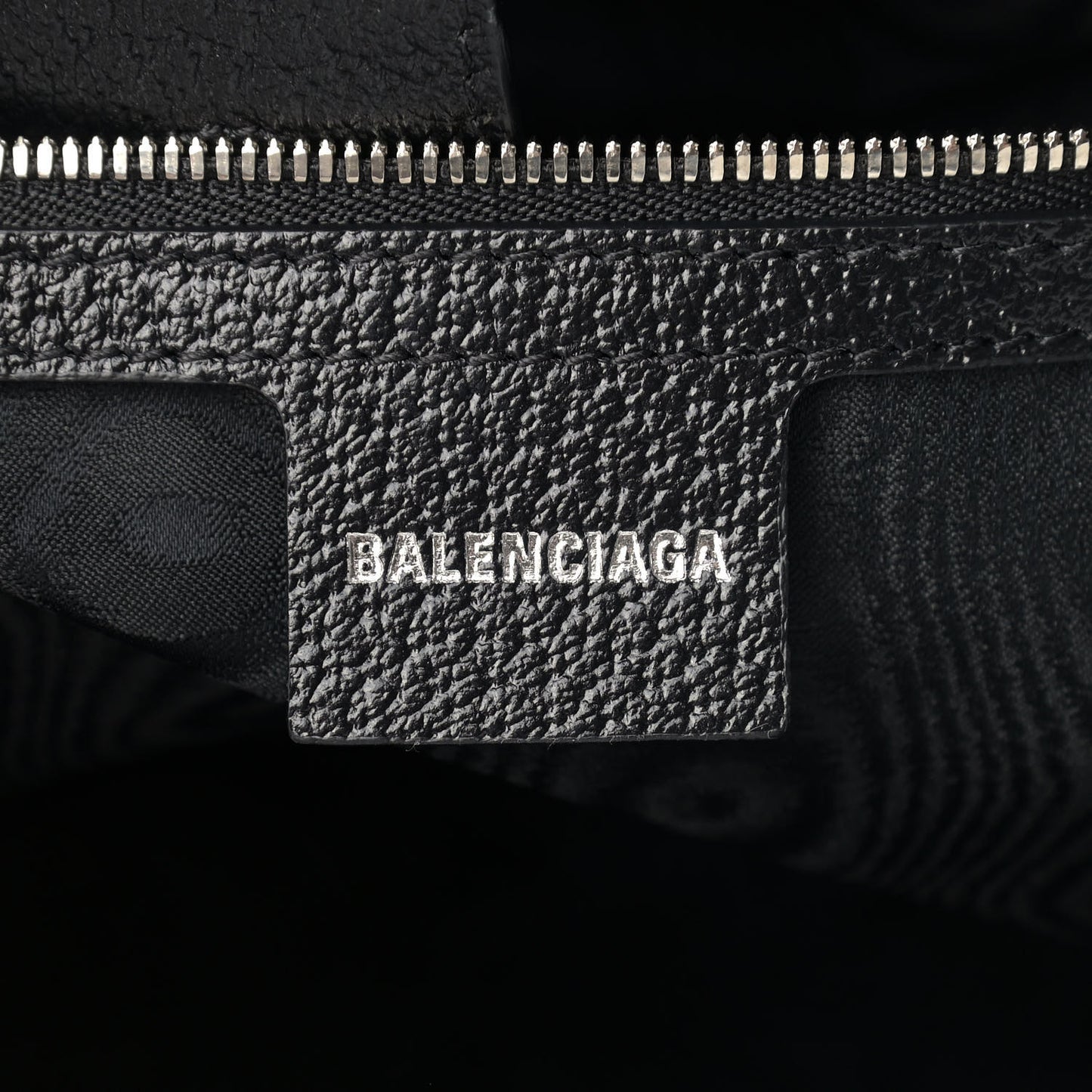 X BALENCIAGA BB Monogram Web Medium Ophidia Shopping Tote Black