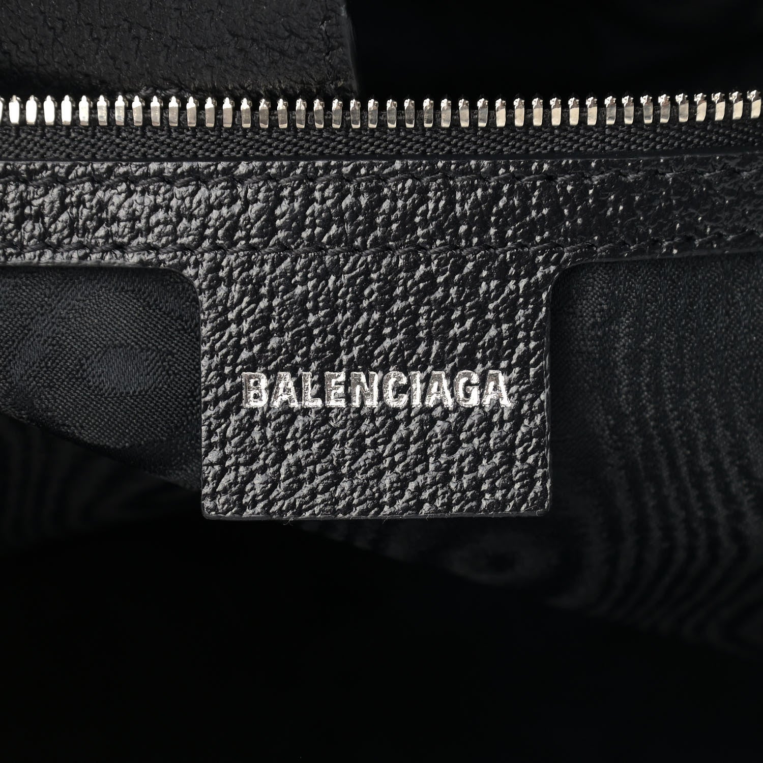 Gucci X BALENCIAGA BB Monogram Web Medium Ophidia Shopping Tote Black 8 of 9