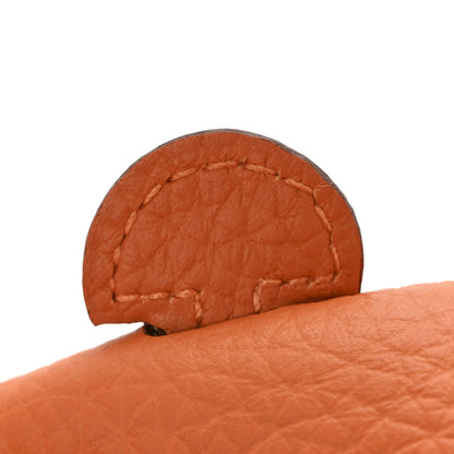 Hermes Taurillon Clemence Evelyne TPM Orange 7 of 10
