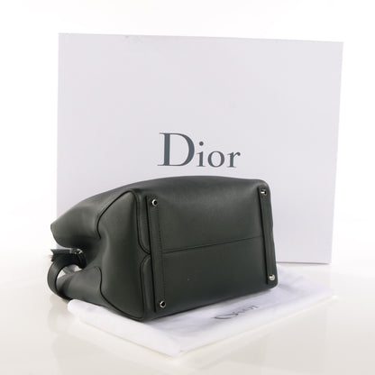 Christian Dior Supple Grained Calfskin Large Open Bar Tote Green 4 of 7