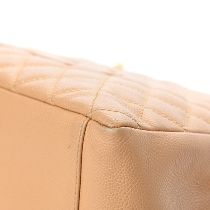 Chanel Caviar Quilted Grand Shopping Tote GST Beige 9 of 17