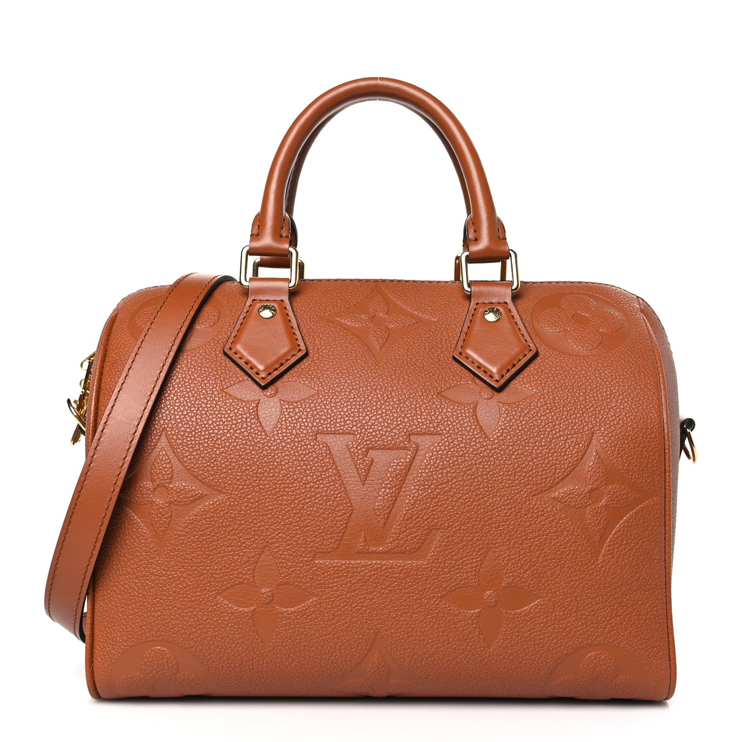 Empreinte Monogram Giant Speedy Bandouliere 25 Cognac