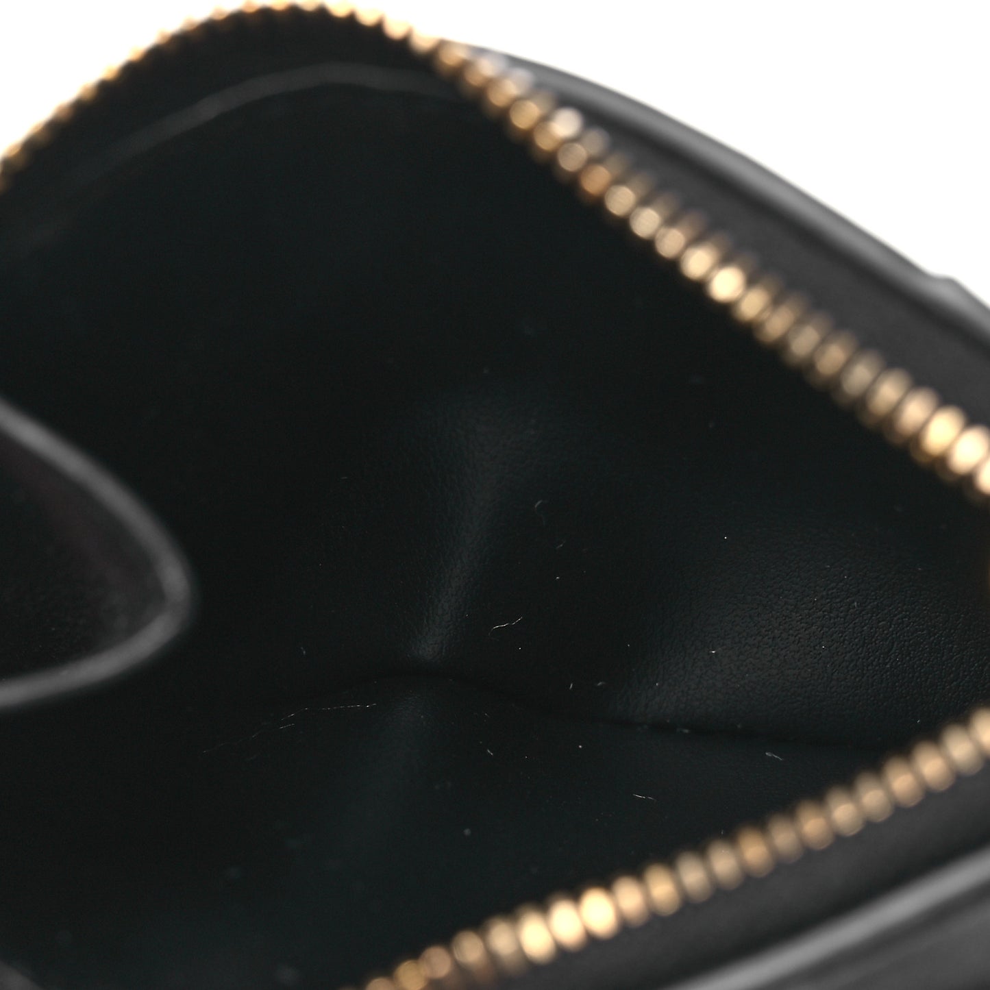 Nappa Maxi Intrecciato Small Bi-Fold Zip Wallet Black