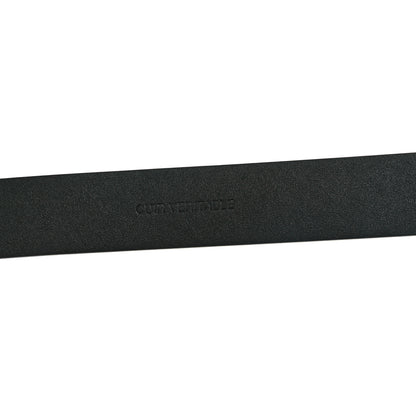 Chanel Calfskin Paris Button CC Belt 80 32 Black 4 of 7