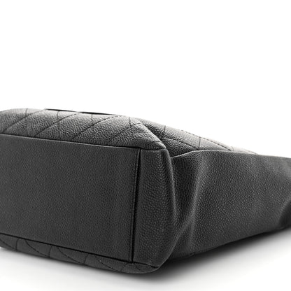 Chanel Caviar Quilted Petit Shopping Tote PST Black 10 of 10