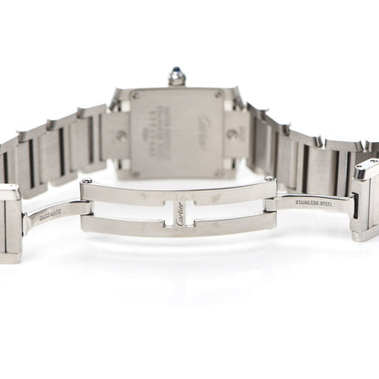 Cartier Stainless Steel 20mm Tank Francaise Quartz Watch 6 of 6