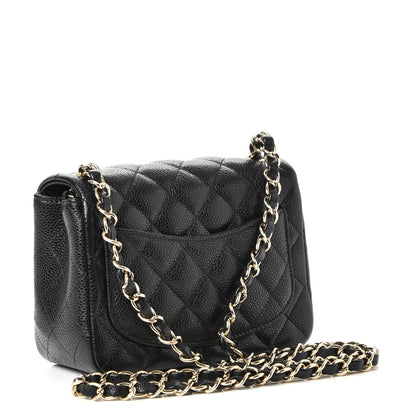 Chanel Caviar Quilted Mini Square Flap Black 3 of 8