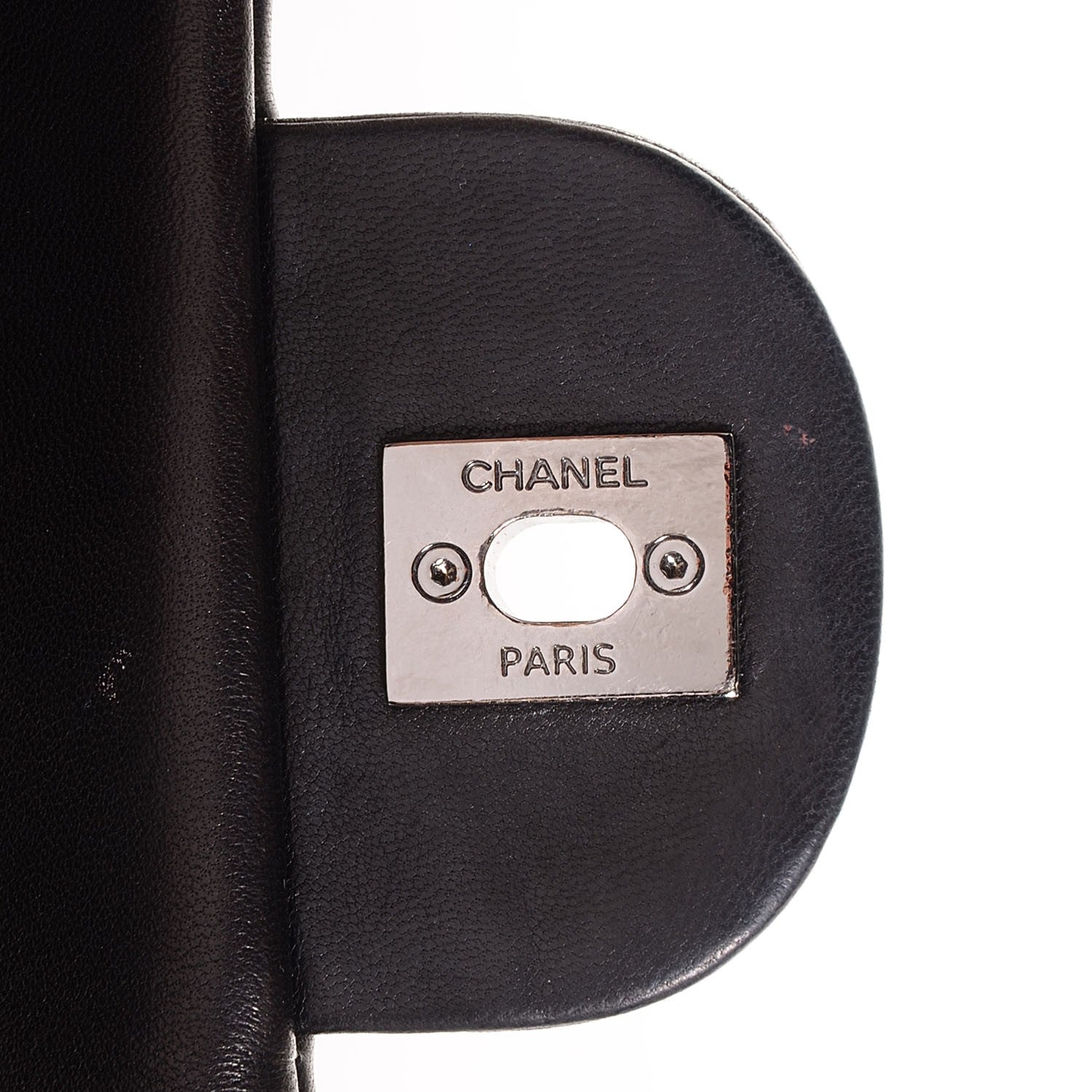Chanel Lambskin Quilted Maxi 3 Flap Black 8 of 8