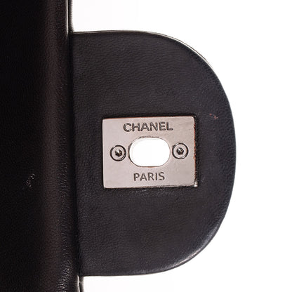 Chanel Lambskin Quilted Maxi 3 Flap Black 8 of 8