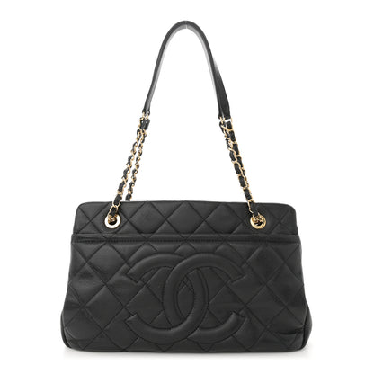 Chanel Caviar Quilted Timeless CC Soft Tote Black 1 of 11