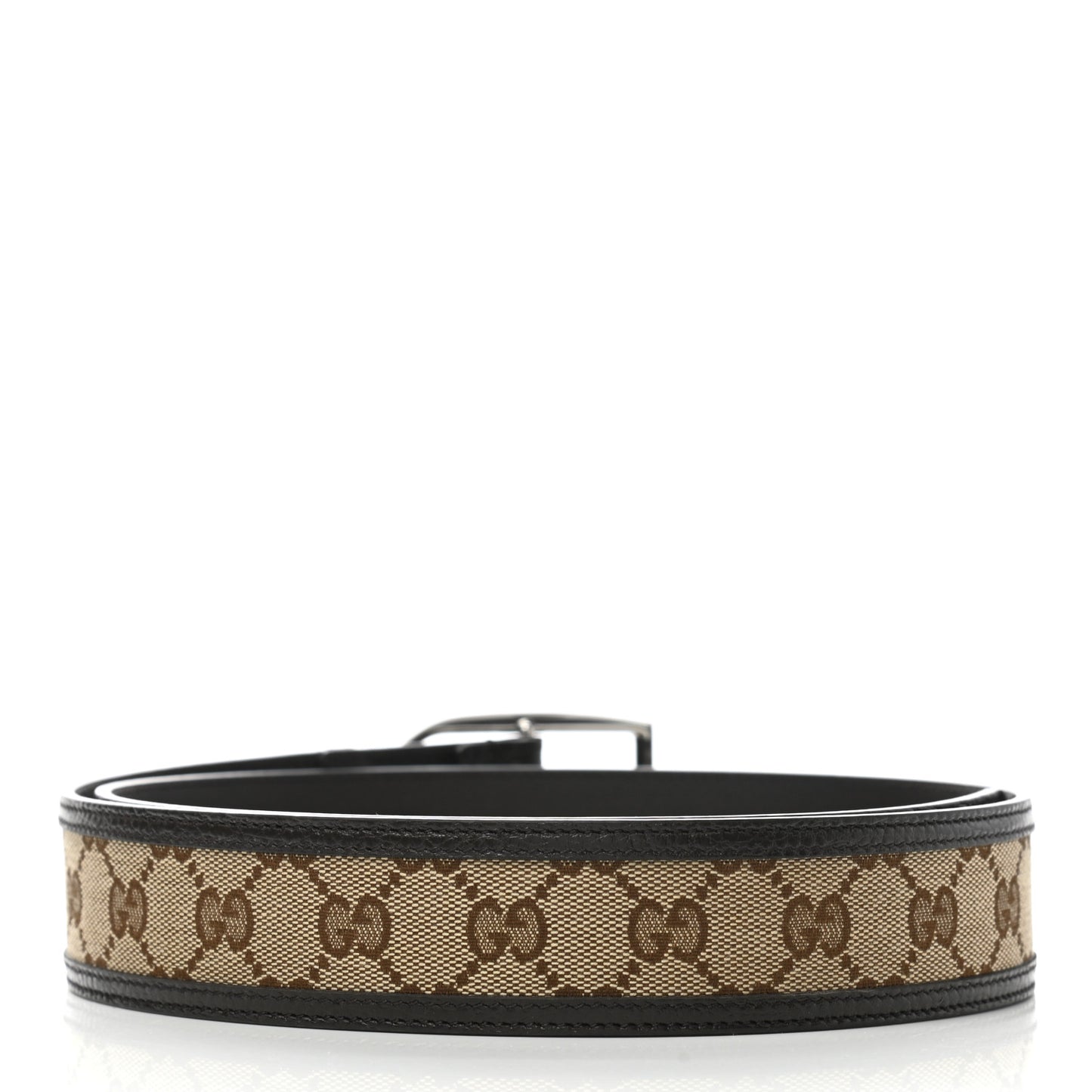 Monogram Dollar Calfskin 40mm Belt 90 36 Beige Ebony Testa di Moro