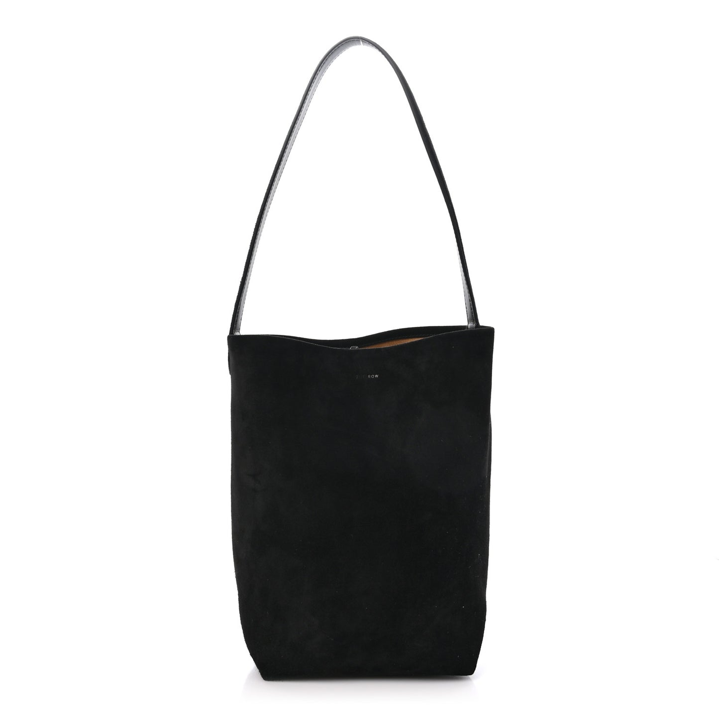 Suede Calfskin Medium N/S Park Tote Black
