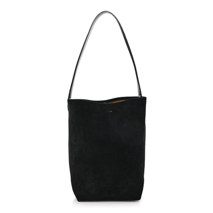 The Row Suede Calfskin Medium N/S Park Tote Black 1 of 10