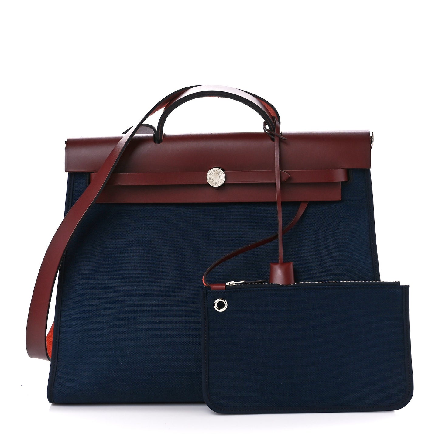 Toile Vache Hunter Herbag Zip 39 MM Bleu Marine Rouge H