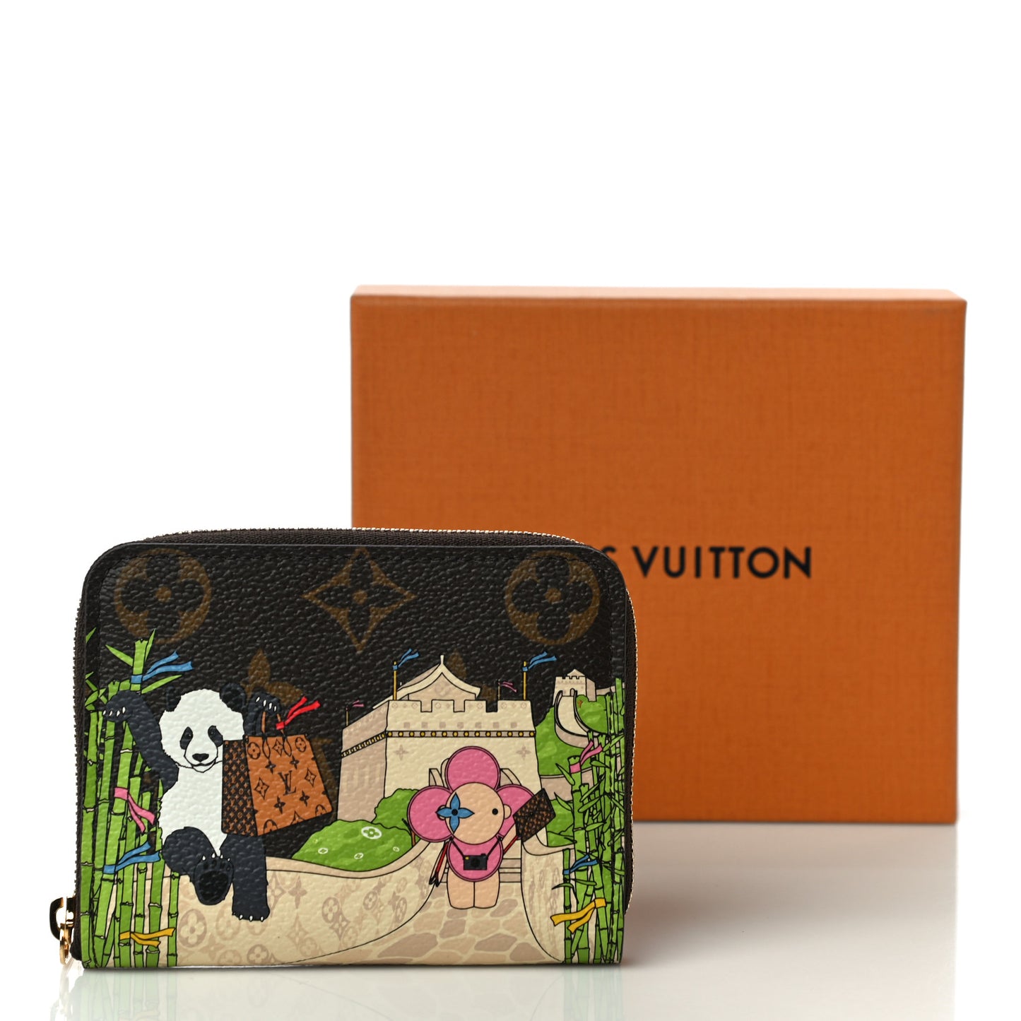 Monogram 2021 Christmas China Animation Zippy Coin Purse Myosotis Blue