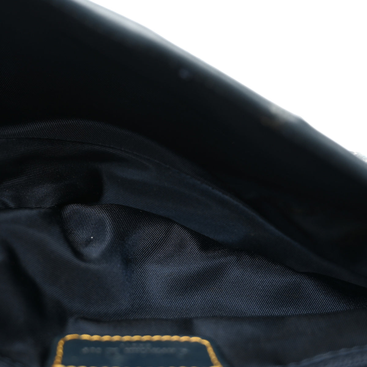 Monogram Saddle Bag Blue