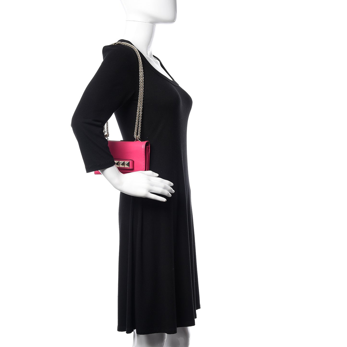 Nappa Mini Va Va Voom Shoulder Bag Pop Fuxia