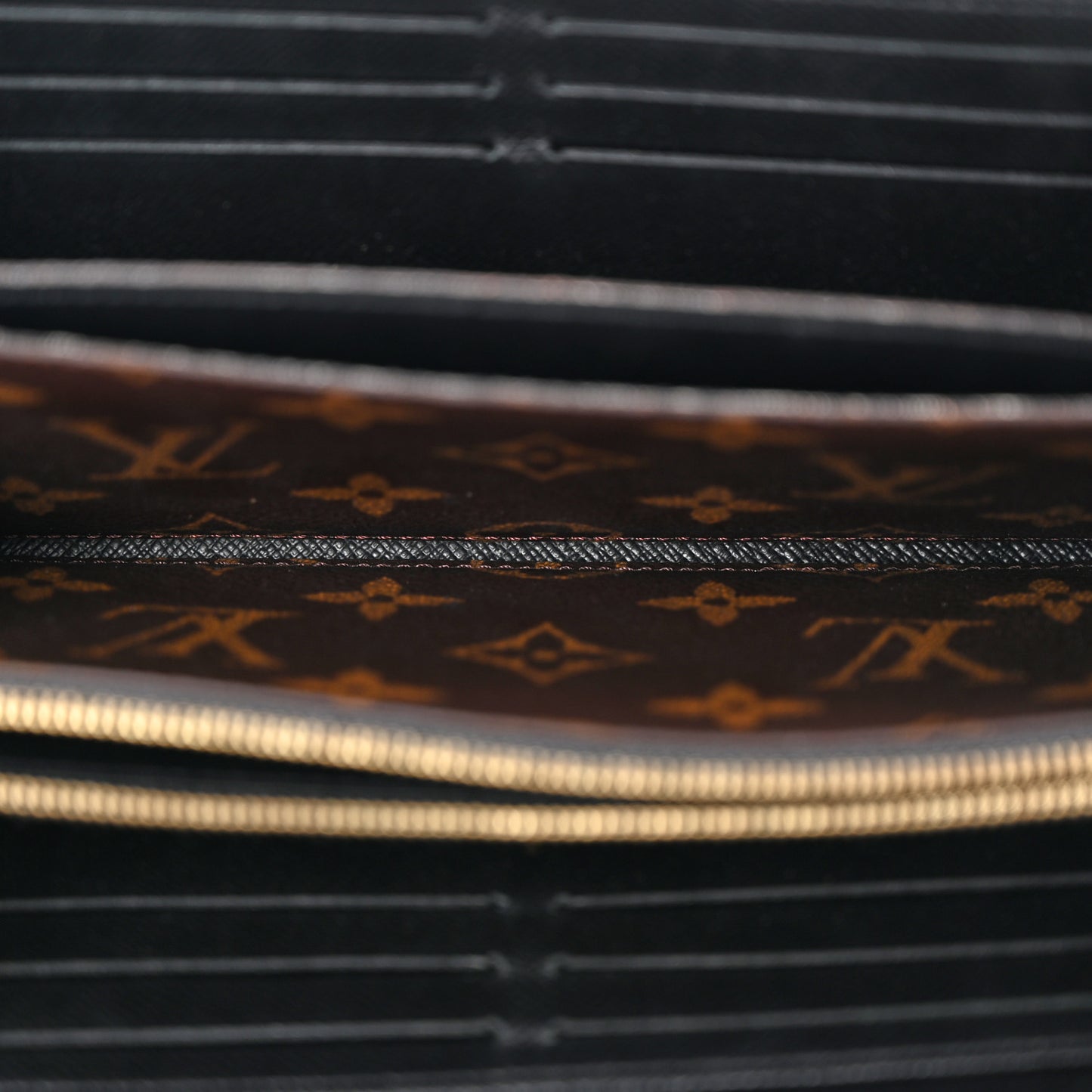 Monogram Zippy Retiro Wallet Black