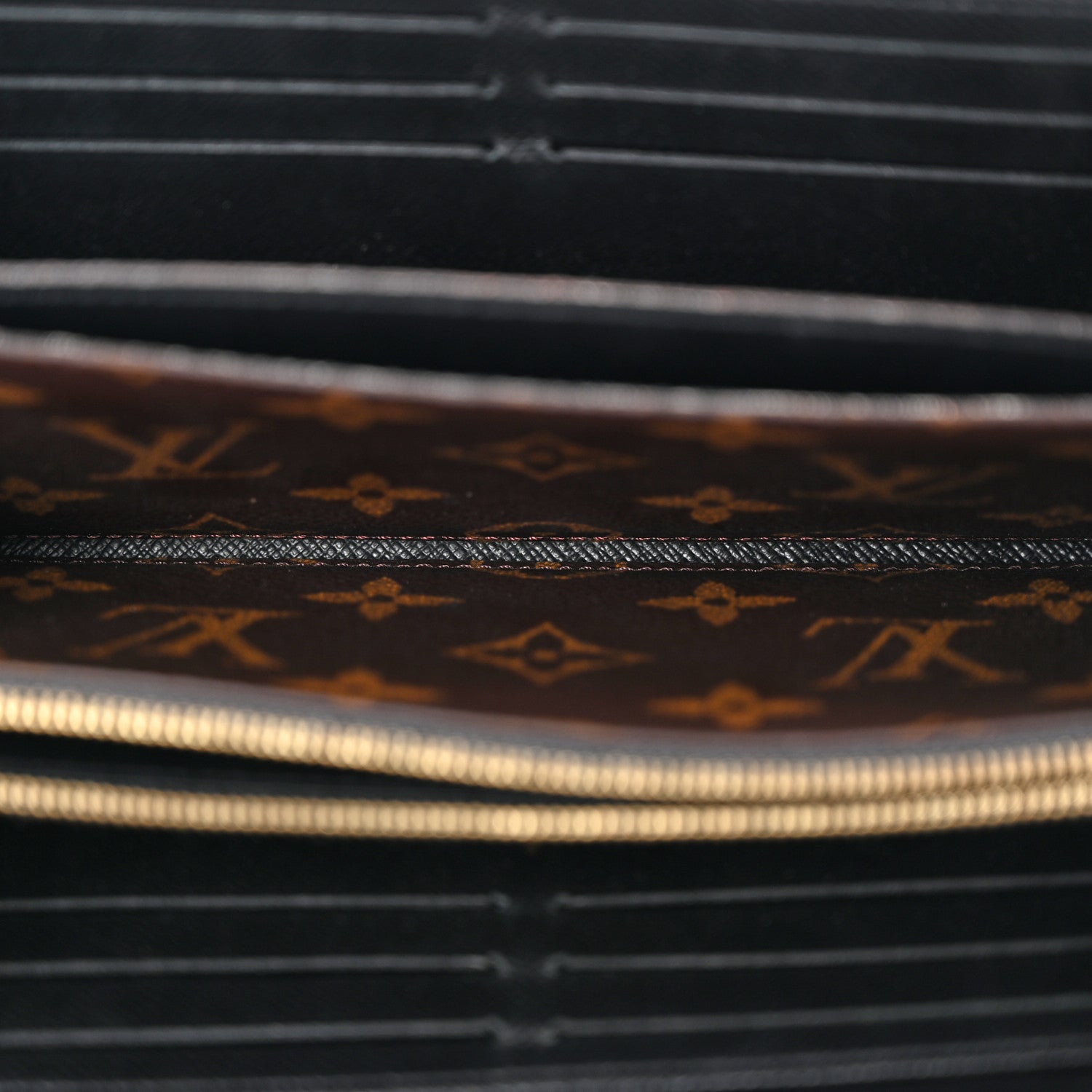 Louis Vuitton Monogram Zippy Retiro Wallet Black 5 of 11