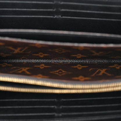 Louis Vuitton Monogram Zippy Retiro Wallet Black 5 of 11