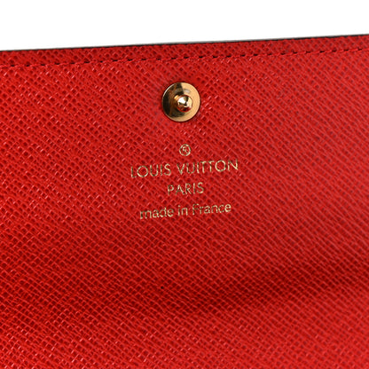 Louis Vuitton Monogram Groom Sarah Wallet Red 7 of 9
