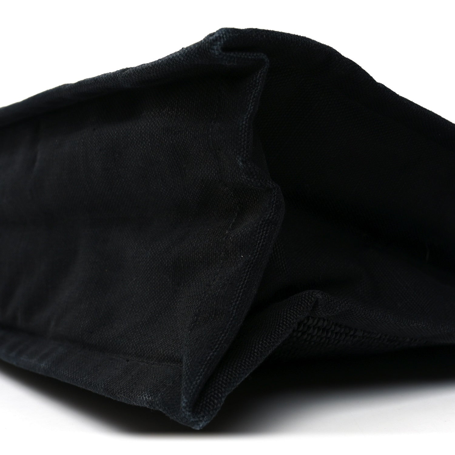 Saint Laurent Raffia Linen Calfskin Rive Gauche Tote Black 11 of 12